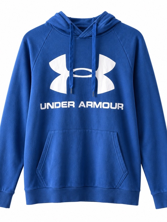 Under Armour Other - Under Armour Royal Blue Crewneck Hoodie with White Logo
